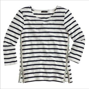 J.Crew 3/4 Sleeve Sailor-Striped Tee 🌿
